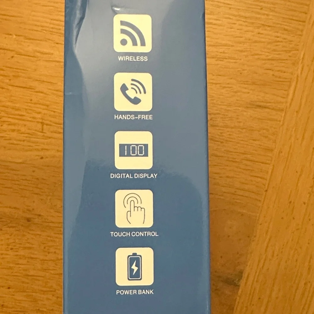 TWS F9 True Wireless Earbuds with Power Bank NIB
